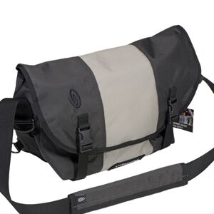 Timbuk2 Black and Cream Messenger Bag